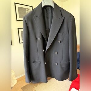 Prada Black Sport Coat Wool Blend